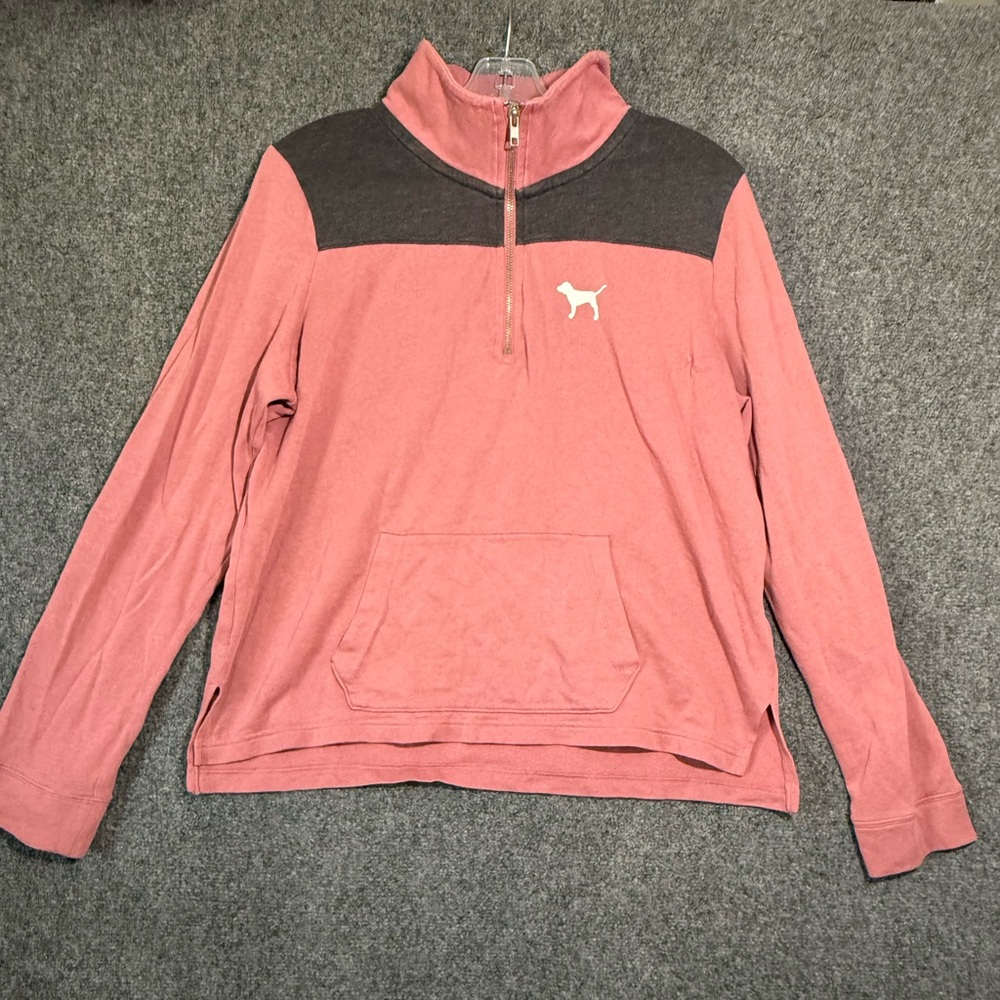 Victoria's Secret Pink and Gray Women's Sweater